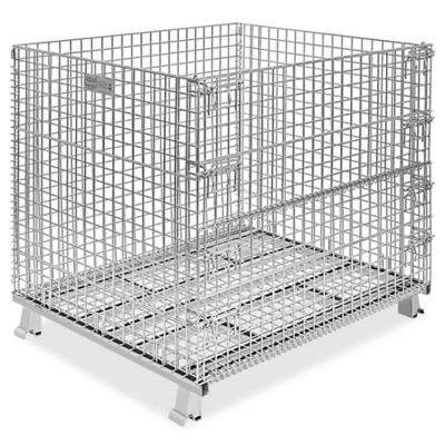 Collapsible Wire Container - 48 x 40 x 42 1/2" H-1732