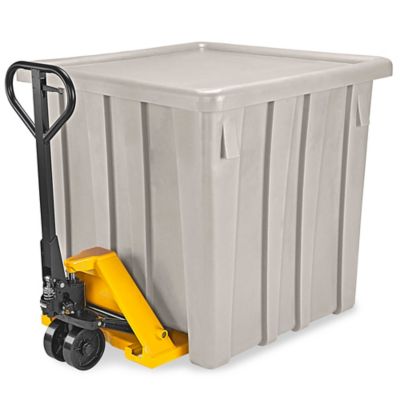 Bulk Container with Lid - 45 x 45 x 44 H-1740 - Uline