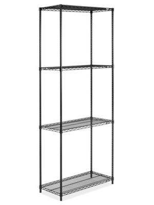 Black Wire Shelving Unit - 36 x 18 x 96" H-1748-96