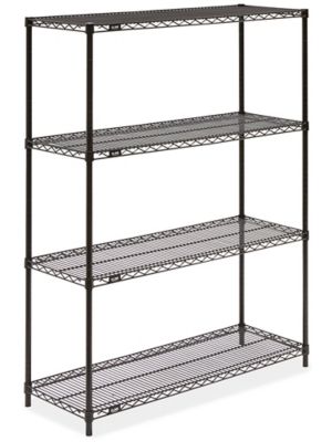 Shelf Dividers - 18 x 8, Black - ULINE - Qty of 4 - H-1760BL