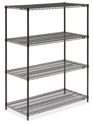 Shelf Dividers - 24 x 8, Black H-1761BL - Uline