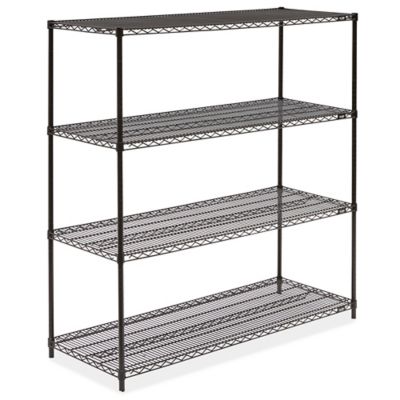 Stainless Steel Wire Shelving Unit - 60 x 24 x 72 H-4298 - Uline