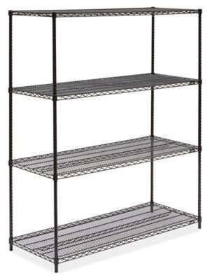 Wide Span Storage Rack - Wire Decking, 72 x 24 x 60 H-3231 - Uline