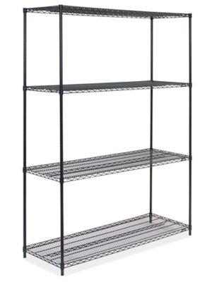 Black Wire Shelving Unit - 60 x 24 x 86" H-1751-86