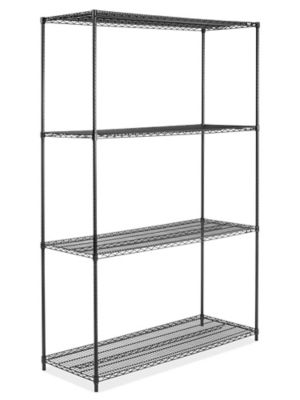 Black Wire Shelving Unit - 60 x 24 x 96" H-1751-96