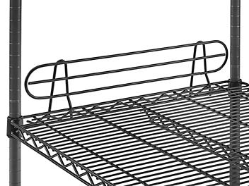 Wire Shelf Ledge - 24 x 4", Black H-1763BL