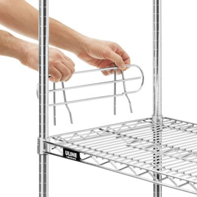 Wire Shelf Ledge - 18 x 4", Chrome