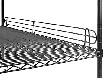 Wire Shelf Ledge - 60 x 4", Black H-1768BL