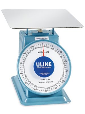 Uline Platform Dial Scale - 70 lbs x 4 oz H-177