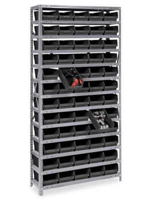 Organizador Gavetas Negro Caja Tornillos Y Remaches