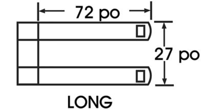 Dimensions du transpalette