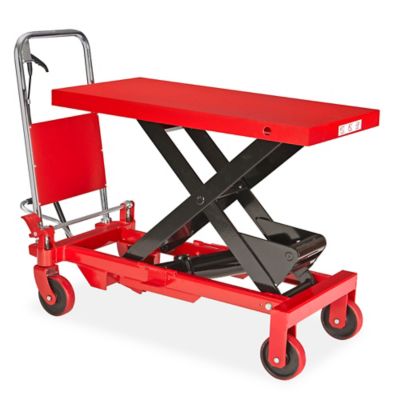 Uline Manual Lift Table - Standard, 1,760 lb, 40 x 20 H-1783 - Uline