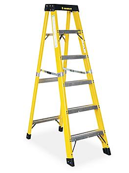 Fiberglass Step Ladder - 6' H-1802