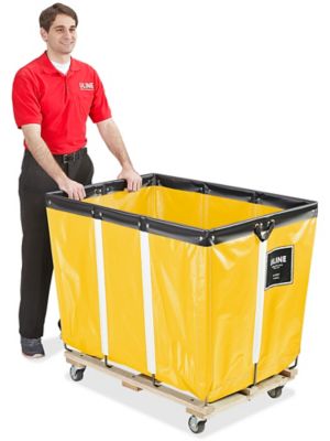 Vinyl Basket Truck - 16 Bushel, Yellow H-1807Y