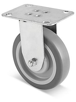 Rubber Caster for Handi-Movers - 5 x 1 1/4", Rigid H-180WH