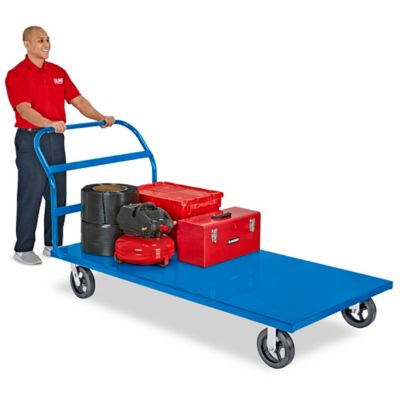 Welded Platform Truck - 36 x 72", Blue H-1824BLU