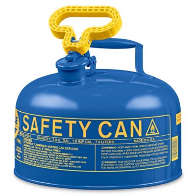 Gas Can - Type I, Blue, Kerosene, 2 Gallon H-1848BLU-S1