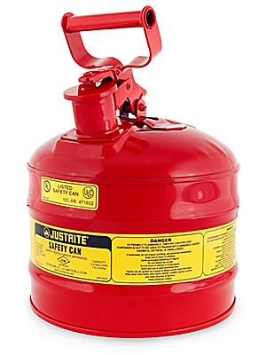 Bidon à essence – Type I, 2 gallons, rouge H-1848R - Uline