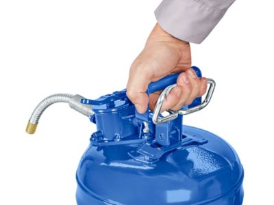Gas Can - Type II, Blue, Kerosene, 2 Gallon H-1849BLU - ULINE