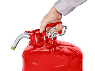 洋書 RED CATS / GASOLINE Gas Can - Type II, Red, Gasoline, 5 Gallon H-1851R - Uline