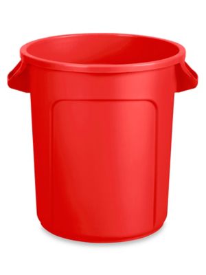 Rubbermaid&reg; Brute&reg; Trash Can - 10 Gallon, Red H-1853R