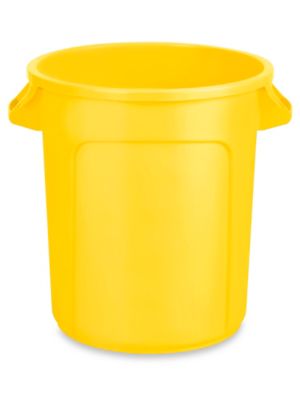 Rubbermaid  Brute Trash Can Yellow 17 x 16 - 10 Gallon