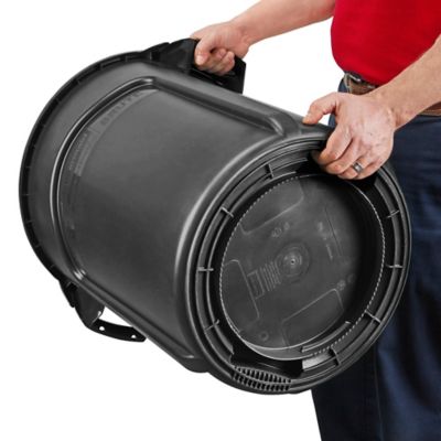 Rubbermaid® Wheeled Brute® Trash Can - 44 Gallon H-10733 - Uline