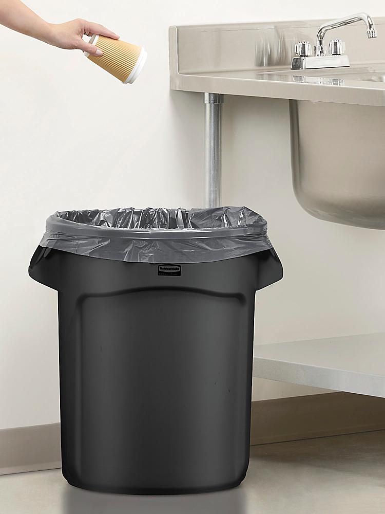Details about   20 Gallon Injection Molded Trash Can Black 