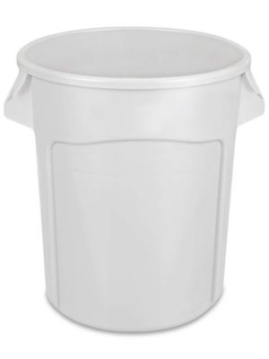 Rubbermaid 20 Gallon Brute Tote with Lid, White (RCP9S31WHIEA)