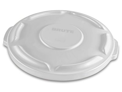 Rubbermaid® Brute® Trash Can Flat Lid - 10 Gallon, White
