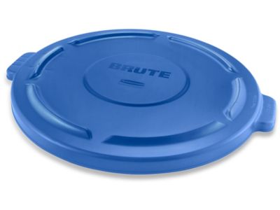 Rubbermaid<sup><small>MD</small></sup> Brute<sup><small>MD</small></sup> – Couvercle plat pour poubelle – 20 gallons, bleu