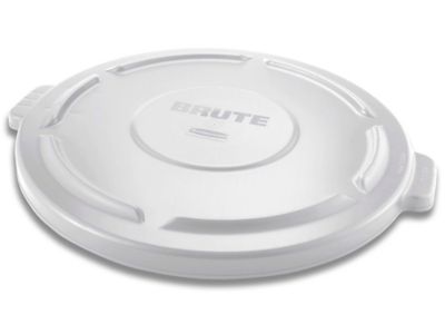 Rubbermaid® Brute® Trash Can Flat Lid - 20 Gallon, White