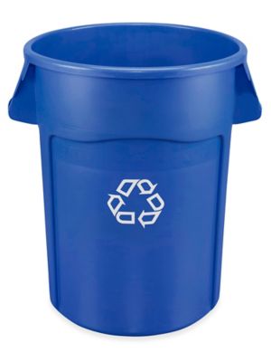 Blue Recycling Trash Liner - 55 Gallon S-12981 - Uline