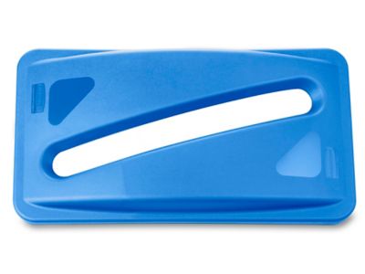 Rubbermaid® Slim Jim® Paper Recycling Lid - Blue H-1864BLU
