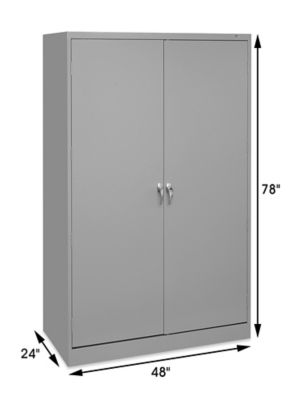 Jumbo Heavy Duty Storage Cabinet - 48 x 24 x 78