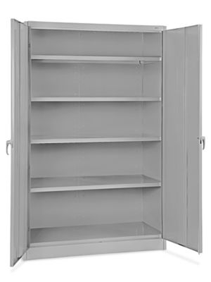 Jumbo Heavy Duty Storage Cabinet - 48 x 24 x 78", Unassembled, Gray H-1871GR