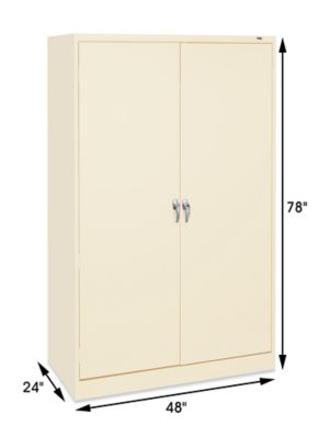 Heavy-Duty Welded Storage Cabinet with Drawers - 48 x 24 x 78 H-8504 -  Uline