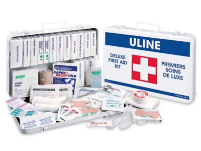 Uline Deluxe First Aid Kit - Ontario, 6-15 Person H-1876