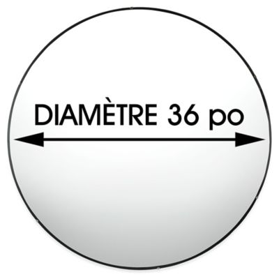Miroir de sécurité convexe format géant