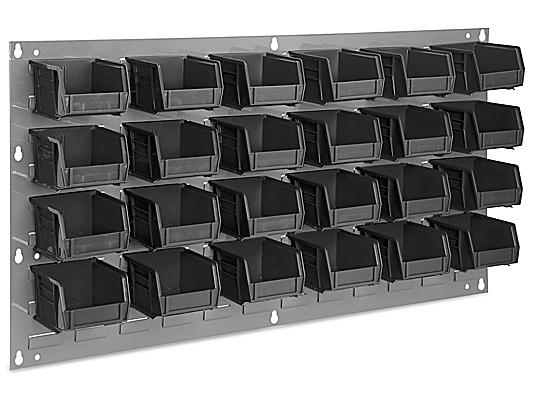 Wall Mount Panel Rack 36 X 19 With 5, How To Put Together Uline Shelves Wall