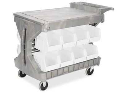 Storage Bin Carts, Rolling Bin Carts in Stock - ULINE - Uline