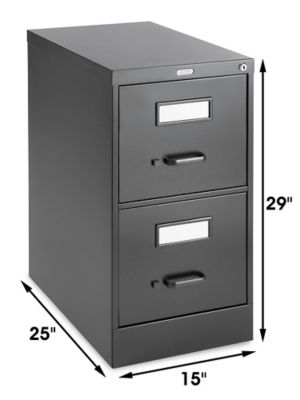 Two drawer deals vertical file cabinet