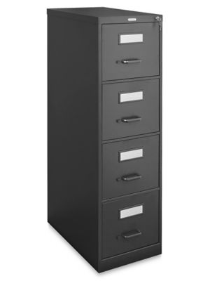 Metal Vertical File Cabinet, 4 Drawer Filing Cabinet with Lock for Home  Office