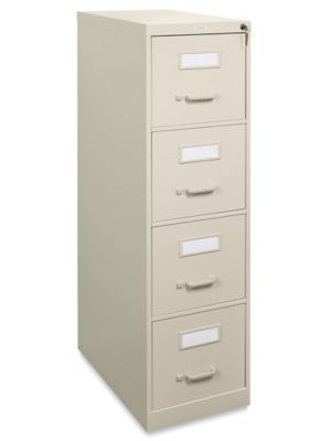 Vertical File Cabinet - Letter, 4 Drawer, Tan H-1915T