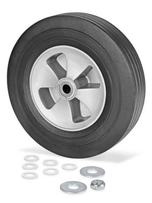 Rubber Wheel for Rubbermaid&reg; Structural Foam Standard Tilt Truck - 12 x 2 7/8" H-1953-LGWHL