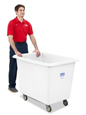 Poly Box Truck - 12 Bushel, White H-1954W