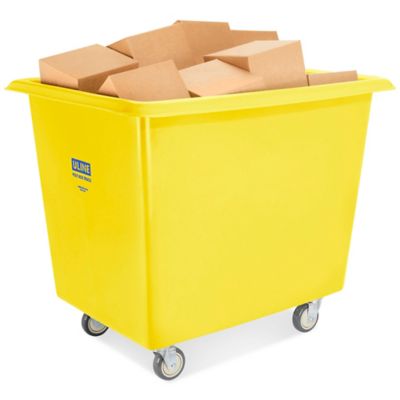 Poly Box Truck - 12 Bushel, Yellow H-1954Y - Uline