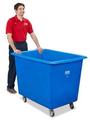 Uline Utility Cart - 45 x 25 x 33, Blue H-2504BLU - Uline