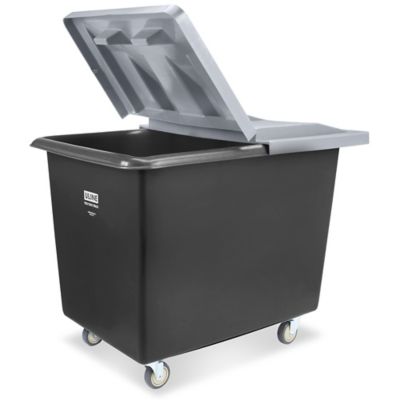 Poly Box Truck - 16 Bushel, Black H-1955BL - Uline