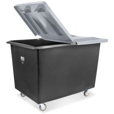 Poly Box Truck - 20 Bushel, Black H-1956BL - ULINE